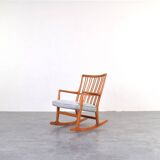 Oak ML33 Rocking Chair by Hans J. Wegner for A/S Mikael Laursen, 1950s