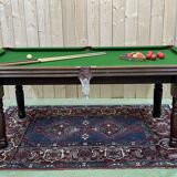 English billiards of the 1950s in mahogany