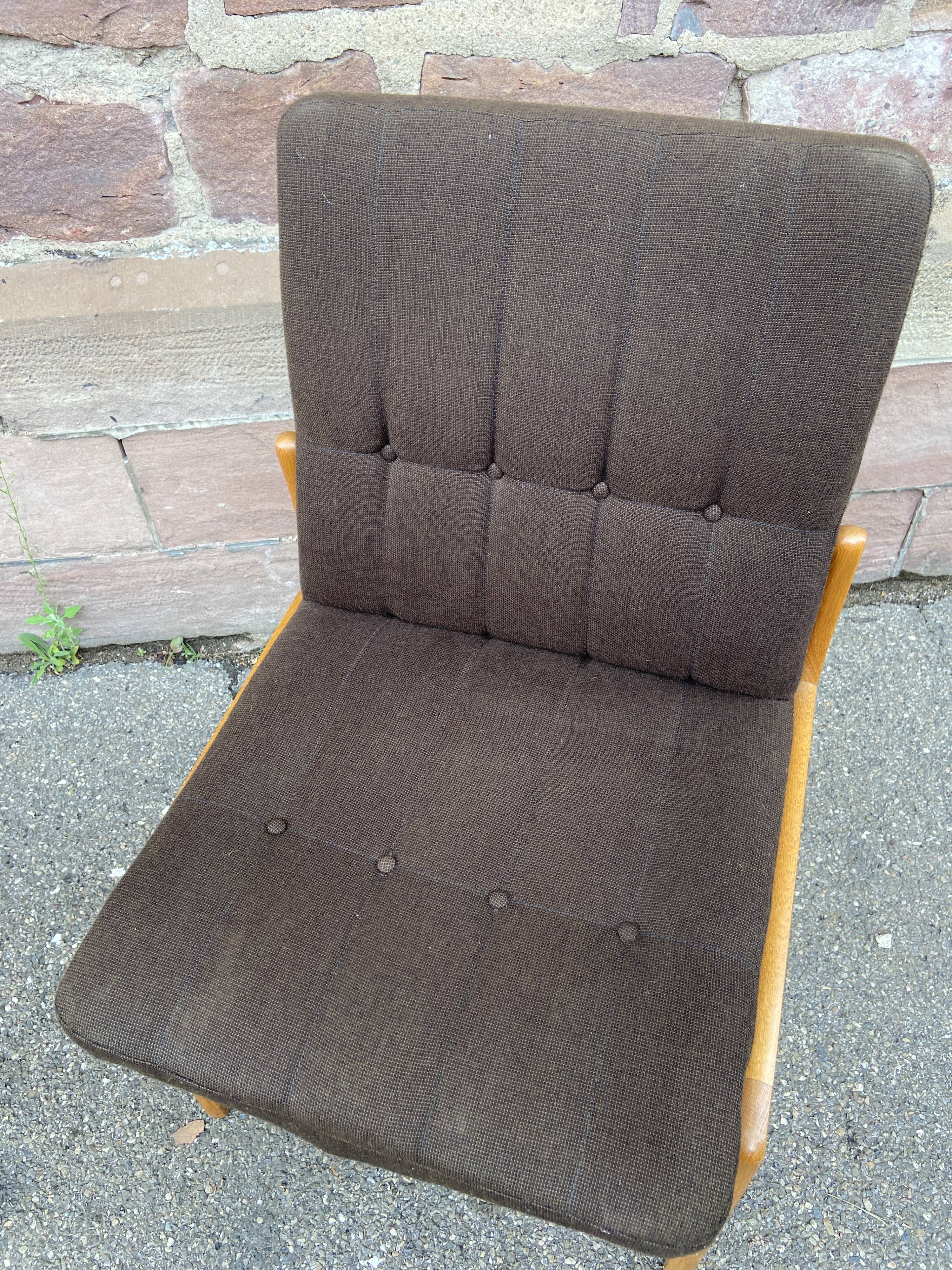 4 old Scandinavian Lounge chairs 60s Fröscher KG