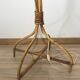 Vintage 60s handmade rattan floor lamp