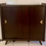 Vintage shoe cabinet feet compass