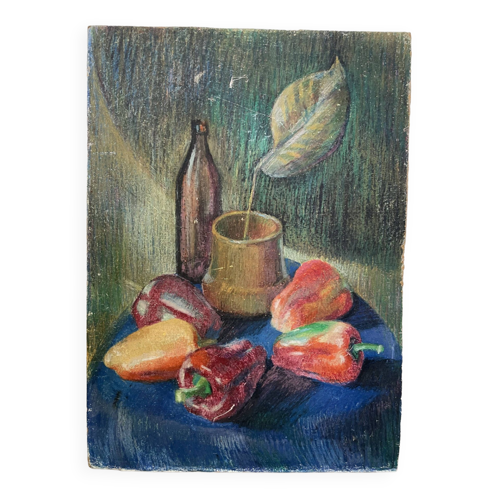 Oil pastel still life 1970