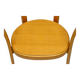 Stackable chairs in curved beech.