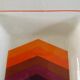 Gien service in enamelled porcelain modèle "arrows" 70s