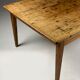 English antique pine dining table