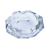 Glass ashtray Bohemia, Czechoslovakia, 1970s