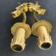 Pair of antique wall candle holders