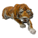 Grand tigre en céramique italienne des années 1970