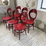 Set 6 chaises bistrot Baumann modèle Mouette