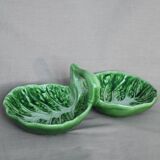 Double appetizer dish with cabbage in a slurry