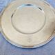 Christofle round tray in silver metal