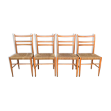 Set of 4 chairs Gracell by Yngve Eckstrom for Gemla, 1950