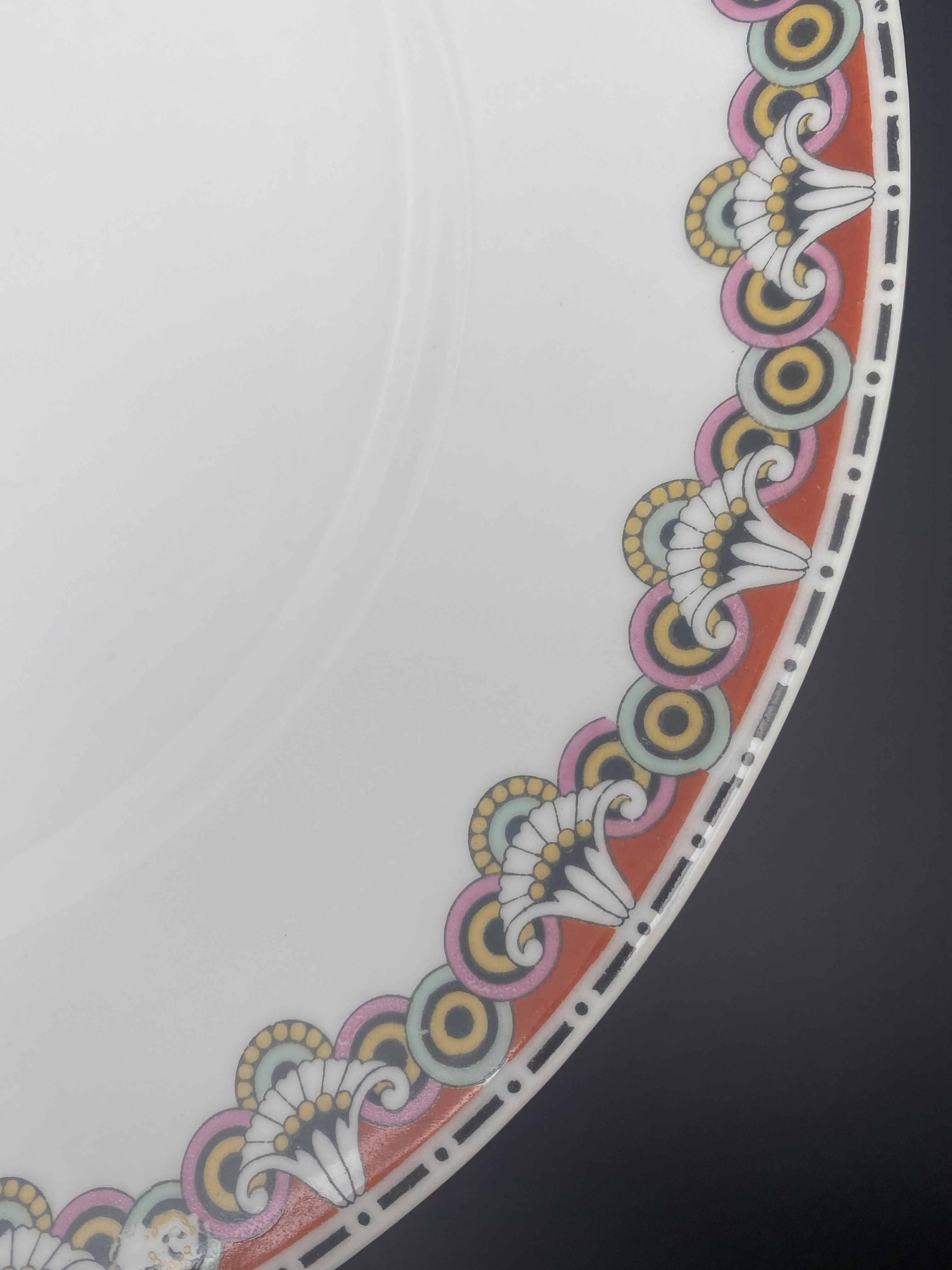 Service porcelain plates Limoges collab Bernardaud