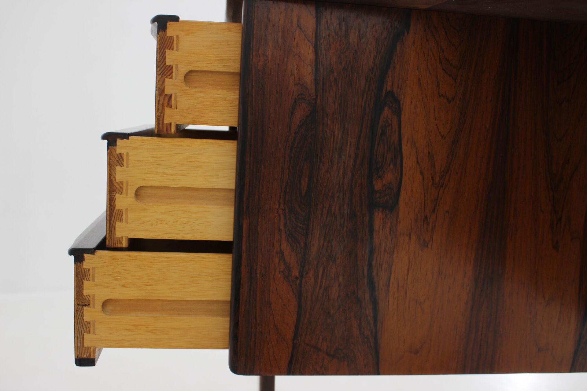 1960s Peter Løvig Nielsen 'Boomerang' Desk in Palisander Hedensted Møbelfabrik, Denmark