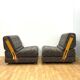Mid-Century Folding Two-Seat Sofa, 1970s, Czechoslovakia