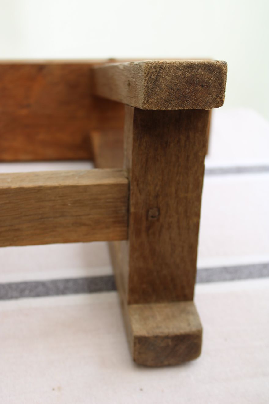 Wooden bench
