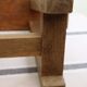 Wooden bench