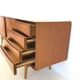 Enfilade teck 1960, 'Paola' par Oswald Vermaercke pour  V-Form