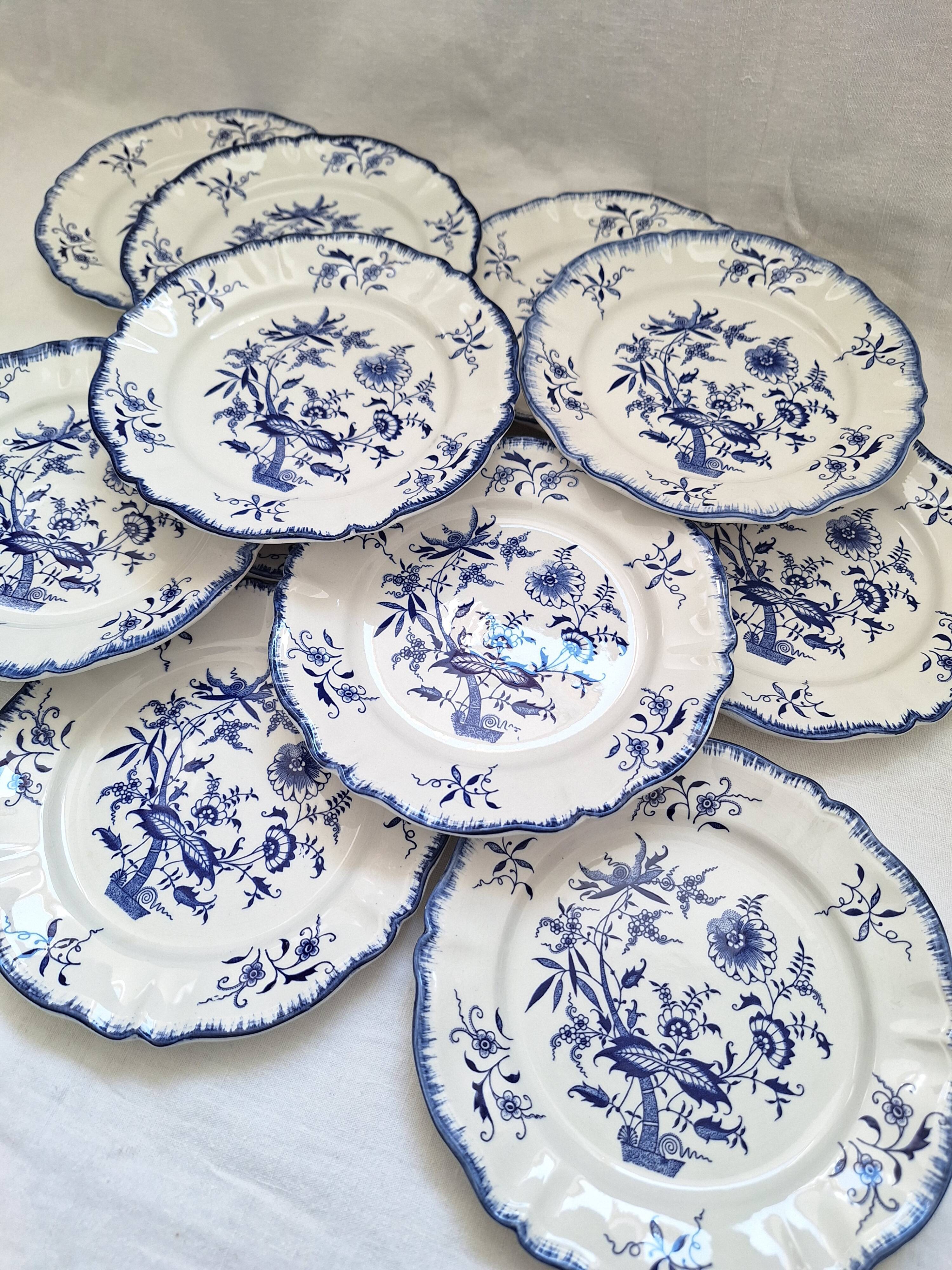 Dessert plates Sarreguemines Lancaster