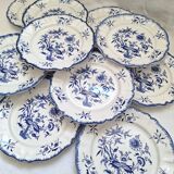 Dessert plates Sarreguemines Lancaster