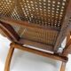 Fauteuil pliant canné