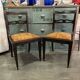 Pair of Regency style chairs from the 1940s.