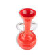 Vase en forme d'amphore en verre vintage