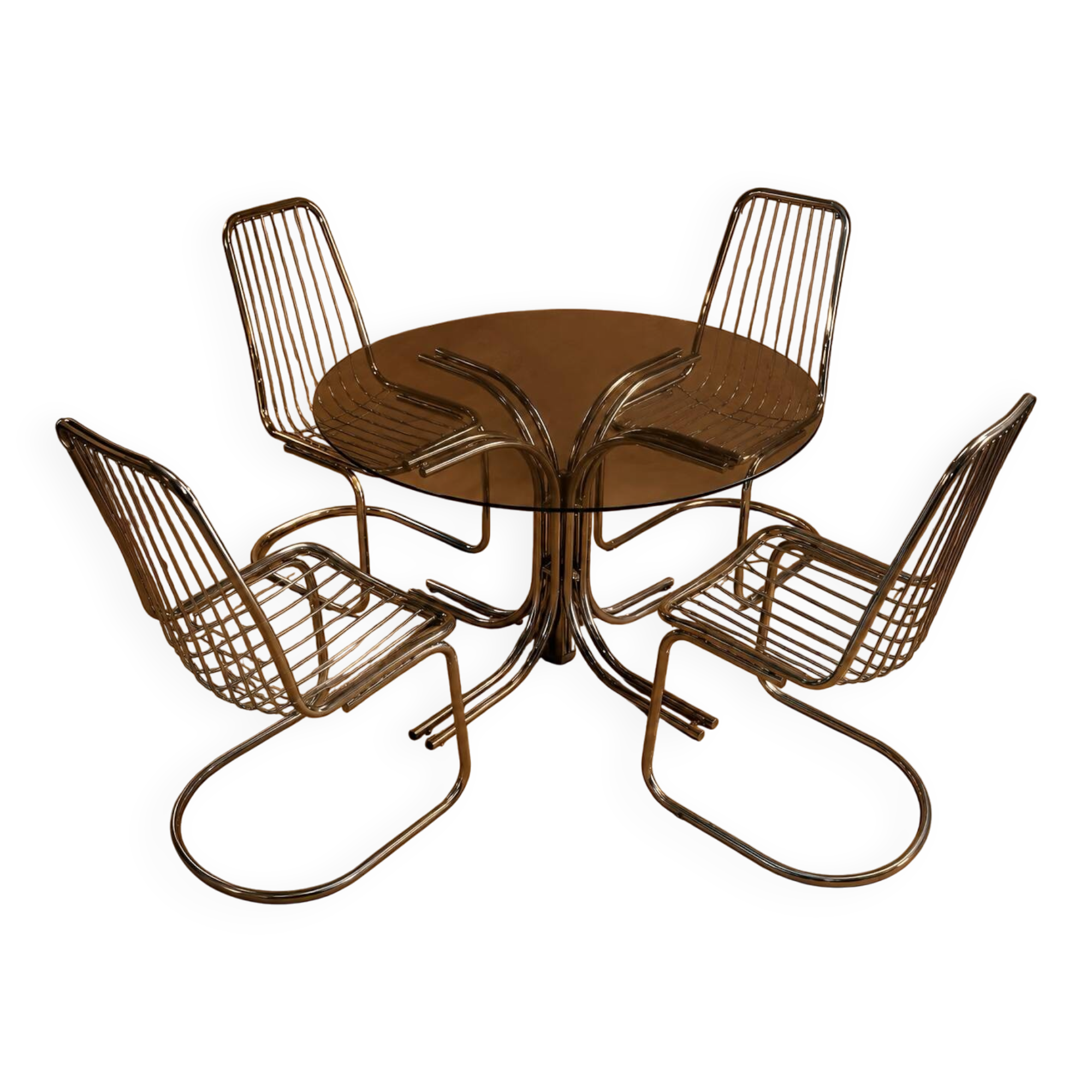 Set table chairs assigned to G. Rinaldi.