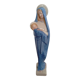 Virgin statue Faience Desvres Fourmaintraux H 28 cm