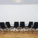 Mid-Century Conference Chairs "Comet" by Gunilla Allard for Lammhults, Sweden, 1990s, Set of 6