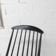 Rocking chair Grandessa en Hêtre noir par Lena Larsson 1960 pour Nesto