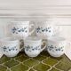 Lot 5 large vintage Arcopal myosotis Veronica tea and coffee cups