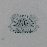 Plat ovale compiegne terre de fer