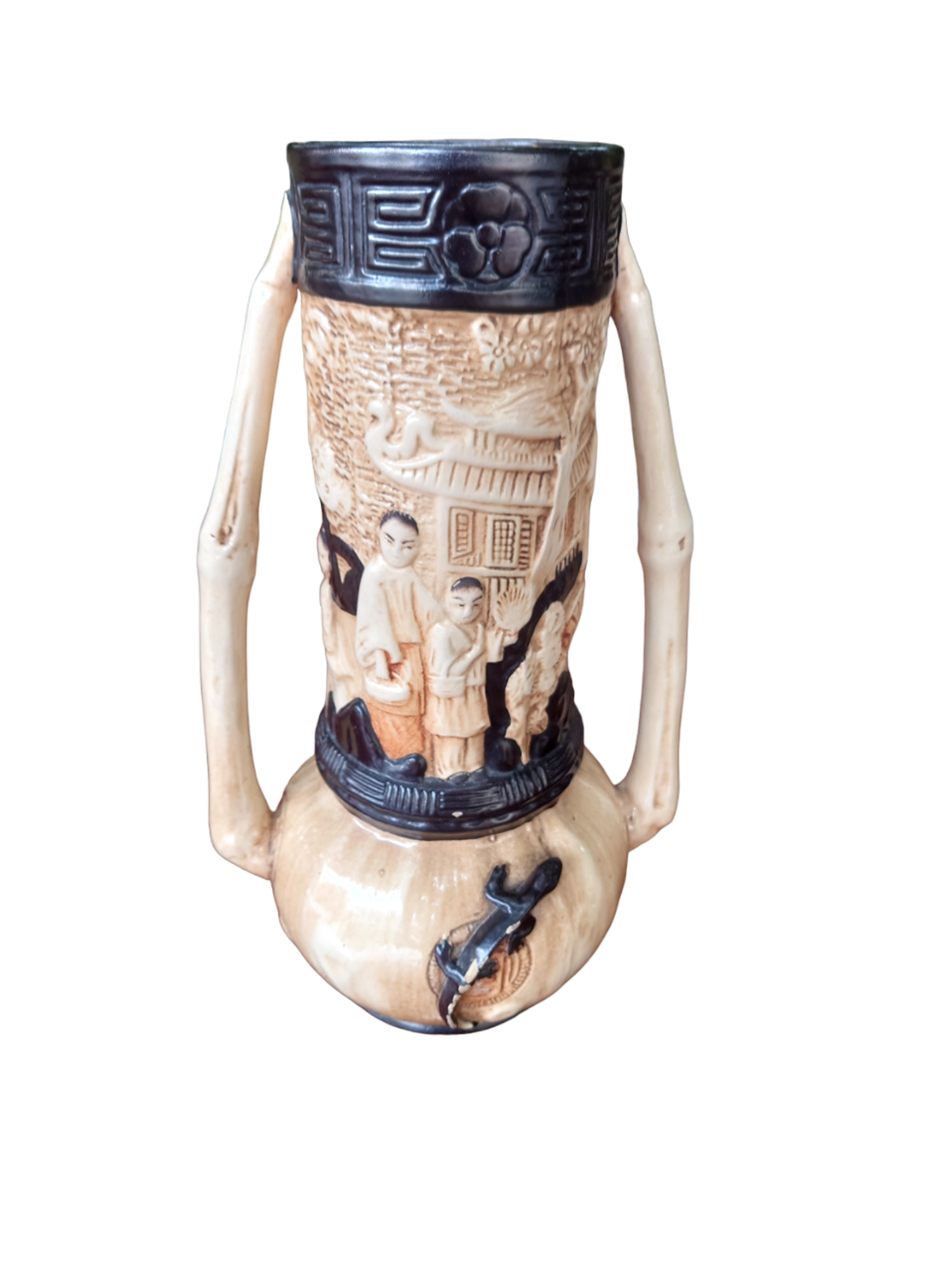 Vase en poterie d'art Bretby