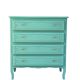 Commode vintage vert menthe 1950