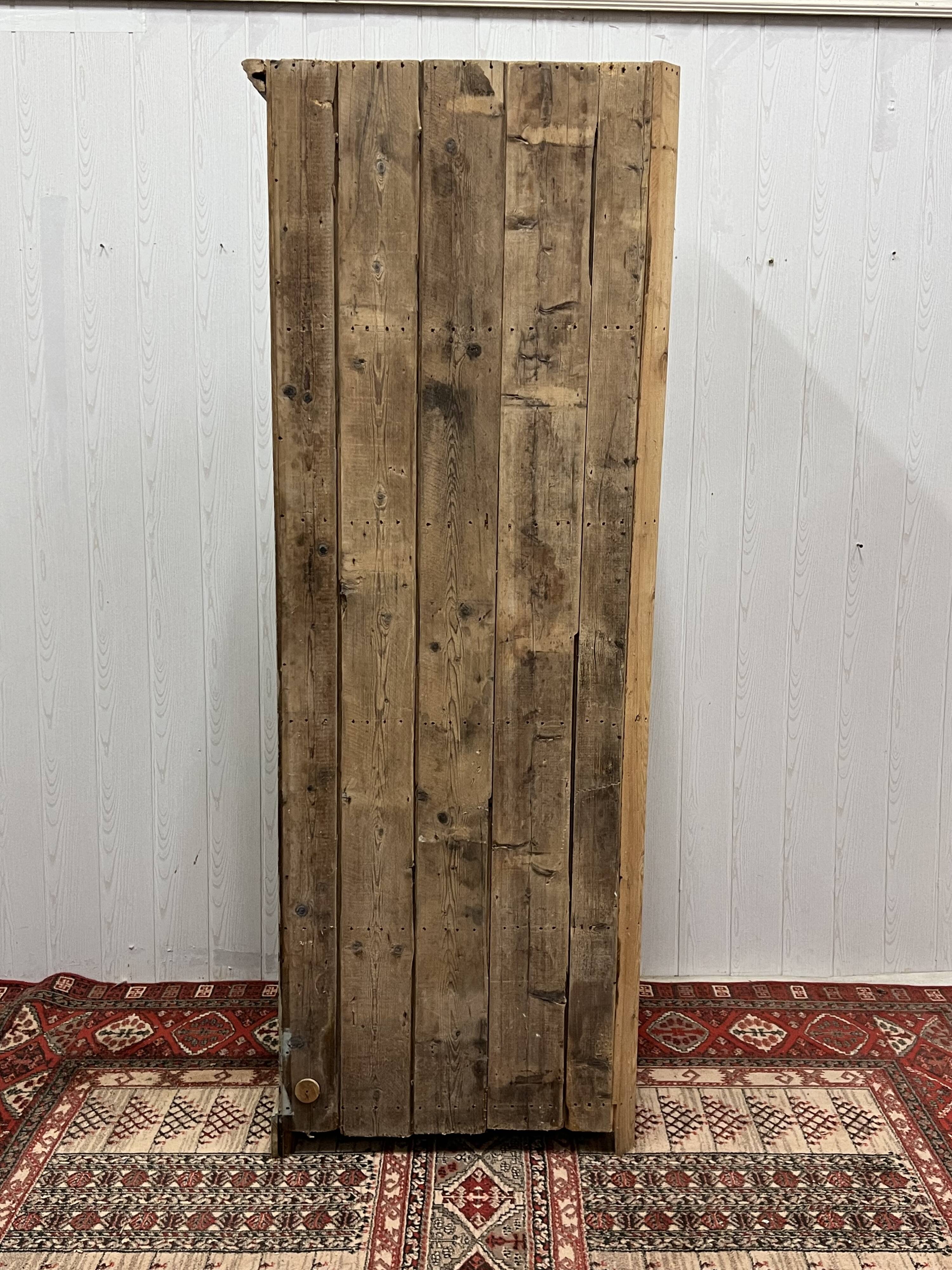 Patinated corner cupboard