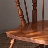 Vintage turned wood rocking chair