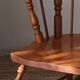 Rocking-chair vintage en bois tourné