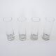 Set of glasses, Hollywood Regency style, 1970s, made in Italy