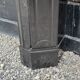 Louis XV style fireplace in black Belgian marble, circa 1880