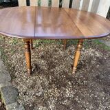 Round table with extension signed rené trotel