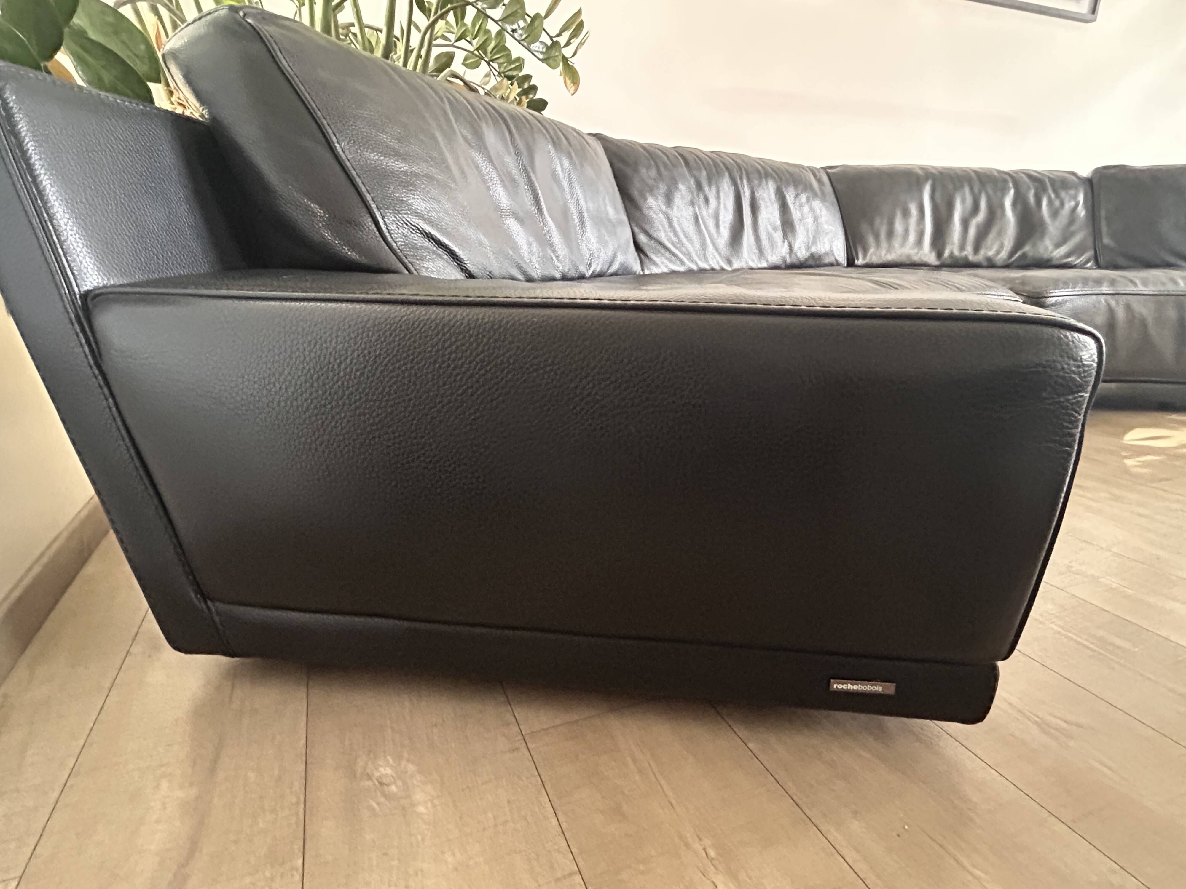 Ensemble canapé cuir modèle solstice roche bobois