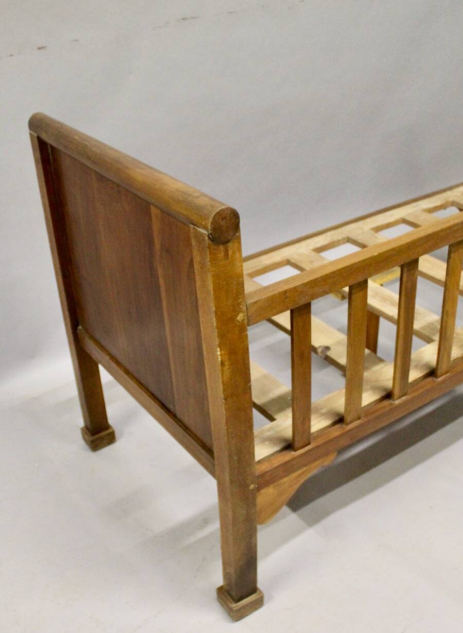 Louis Philippe walnut children's bed