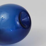 Glass vase signed Bleu Timo Sarpaneva Pullo Oiseau, Iittala, Finland, 1950s