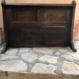 Church bench in solid wood