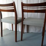 Set of 4 scandinavian chairs