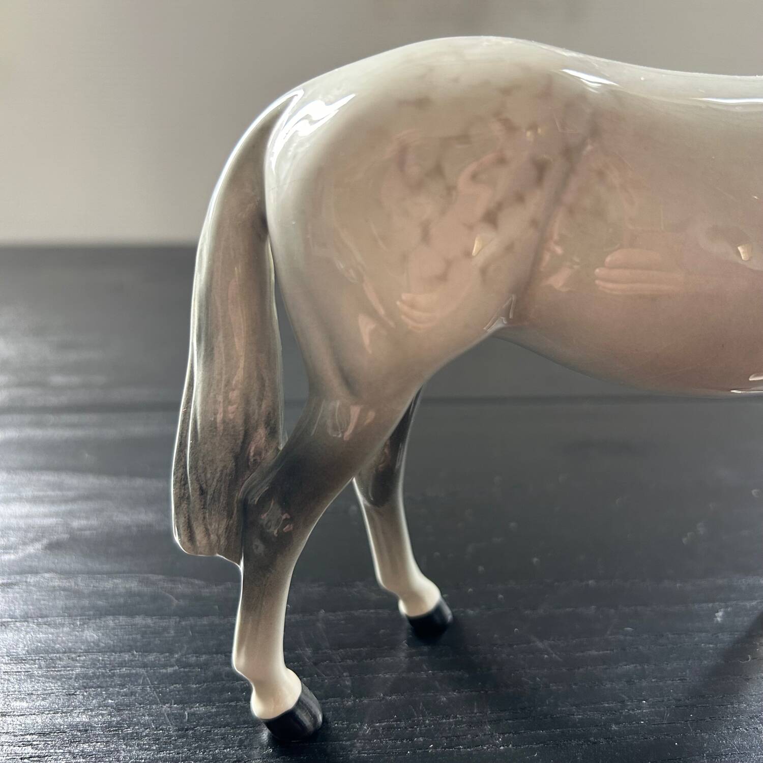White ceramic horse