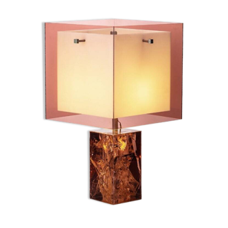 Fractal resin lamp by Pierre Giraudon