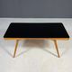 Coffee table, mid-century, opaxite glass top, Interiér Praha, 1960s