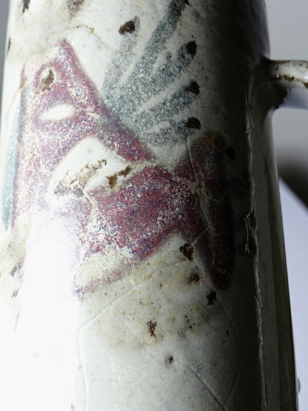 Grande chope Le Mûrier Gustave Reynaud Vallauris vintage années 1960